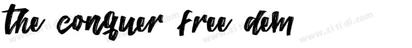 The Conquer Free Dem字体转换